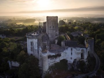 Cité royale de Loches dans le Val de Loire