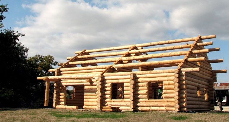 Ossature maison en bois