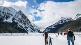profiter dernière neige