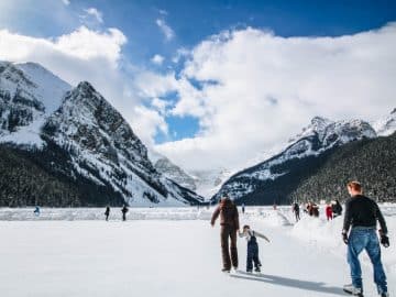 profiter dernière neige